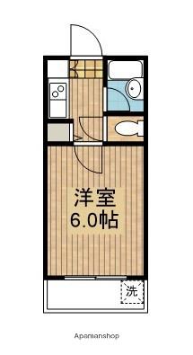 フレクション堀川(1K/4階)の間取り写真