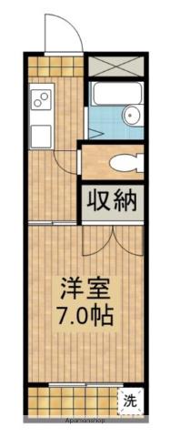 ゆとり216(1K/4階)の間取り写真