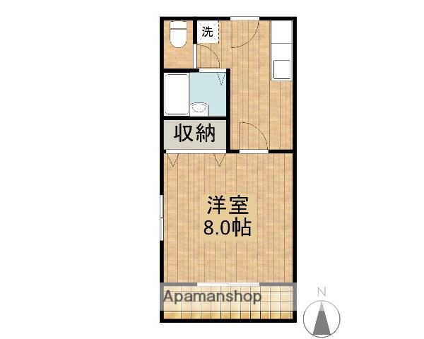 アニーコート(1K/1階)の間取り写真