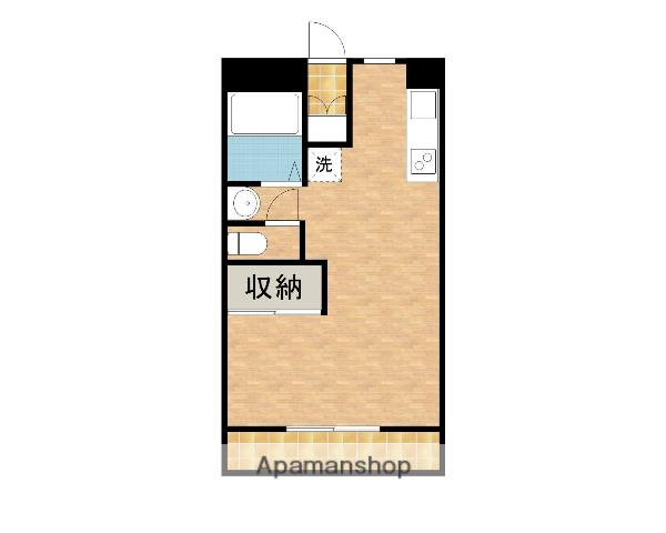 シャトーモリオカ末広(ワンルーム/10階)の間取り写真