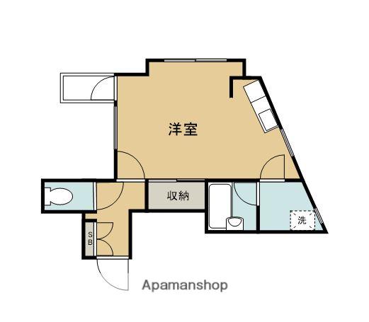 アトムズビル(ワンルーム/5階)の間取り写真