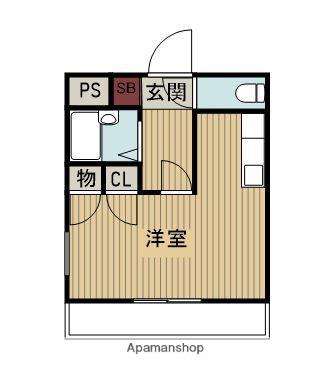 パークコート大塚(ワンルーム/6階)の間取り写真