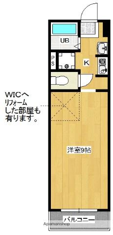 ANOVA(ワンルーム/1階)の間取り写真