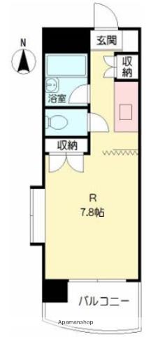 ミタカホーム11番館(ワンルーム/4階)の間取り写真