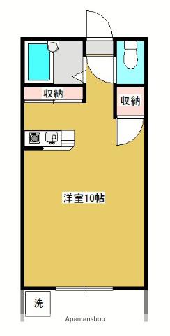 リンデン(ワンルーム/1階)の間取り写真
