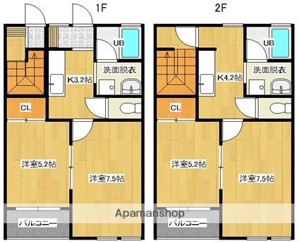 REVE(2K/1階)の間取り写真