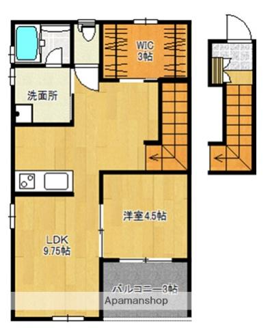 オリーブハウス(1LDK/2階)の間取り写真