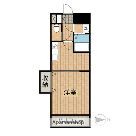 コスモマンション戸高(1DK/2階)の間取り写真