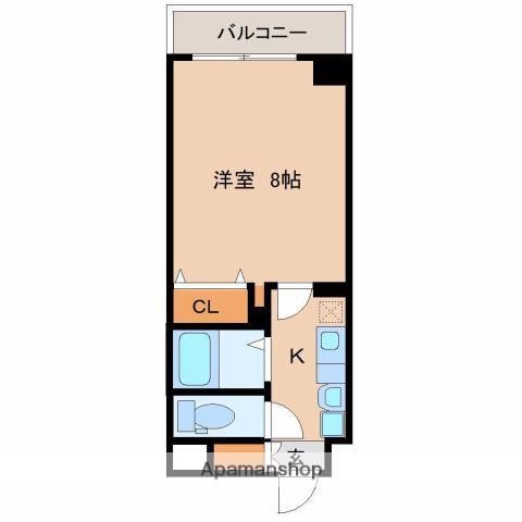 セレナーデホープ(1K/3階)の間取り写真