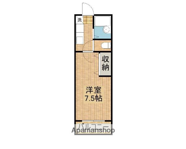 富士マンション(1K/3階)の間取り写真