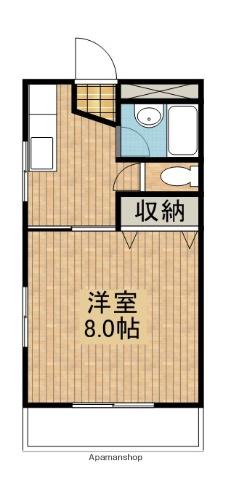 リーノ1番館(1K/3階)の間取り写真