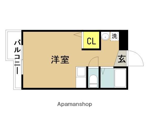 サンケイマンション第六ビル(ワンルーム/5階)の間取り写真