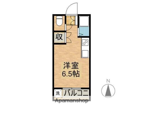 ペスカコート天満(ワンルーム/3階)の間取り写真