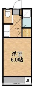 101コーポ本郷(ワンルーム/1階)の間取り写真