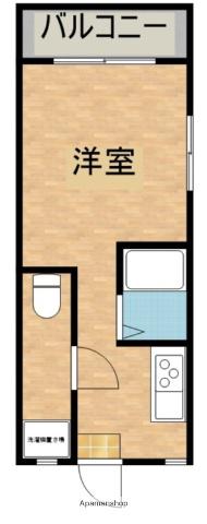 第5永吉ビル清水ハイツ(1K/4階)の間取り写真