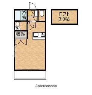 サンサン木花(ワンルーム/1階)の間取り写真