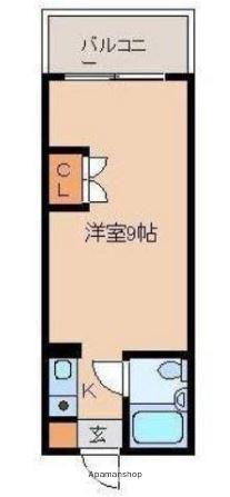 ルミナス荘苑(ワンルーム/7階)の間取り写真