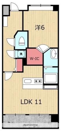 EXESS CITY(1LDK/4階)の間取り写真