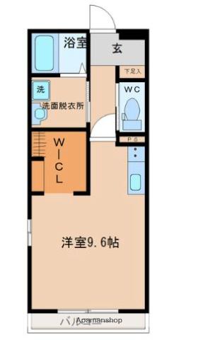 コンフォート吉村(ワンルーム/2階)の間取り写真