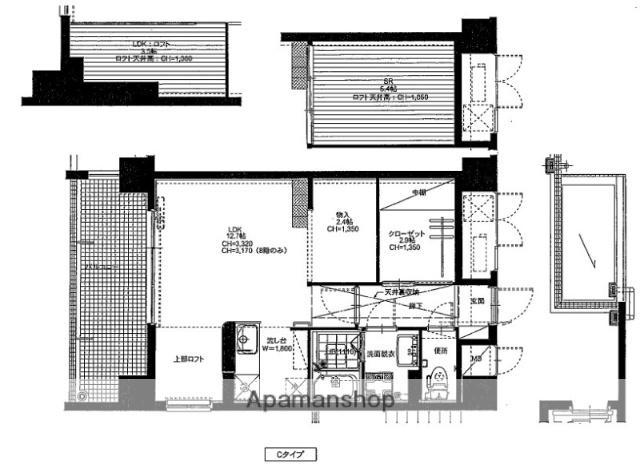 AMOR LUSSO(ワンルーム/2階)の間取り写真