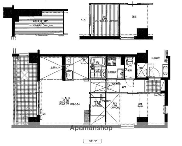 ALTE MEISTER カサミラ(1LDK/3階)の間取り写真