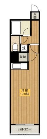 センチュリー丸島(ワンルーム/3階)の間取り写真