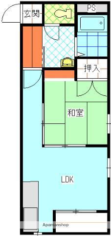 BRIGHT COURT大塚(1LDK/3階)の間取り写真