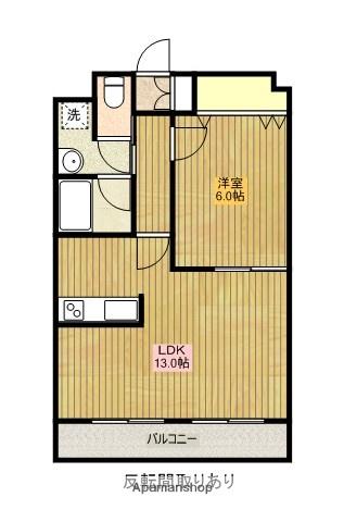 JFEELⅢ(1LDK/2階)の間取り写真