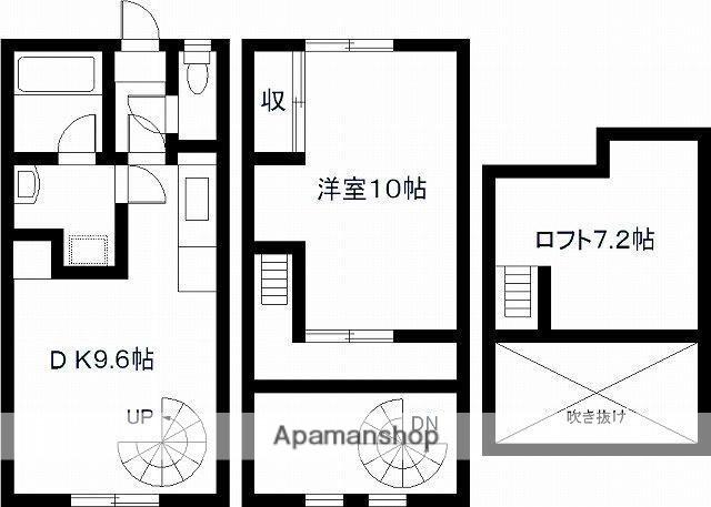 エレガンス江平東(1LDK/1階)の間取り写真