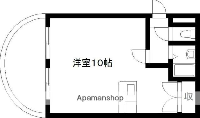 グリーンエミネンスⅡ(ワンルーム/4階)の間取り写真