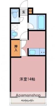 ジーピーⅡ番館(ワンルーム/6階)の間取り写真