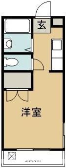 オクトワール宮崎西(ワンルーム/3階)の間取り写真