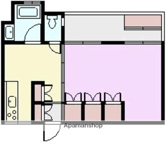 サンライズ橘(ワンルーム/2階)の間取り写真