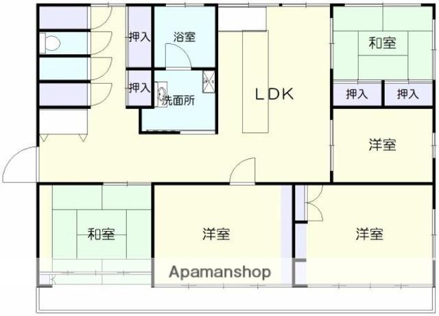中村レジデンス(4LDK/3階)の間取り写真