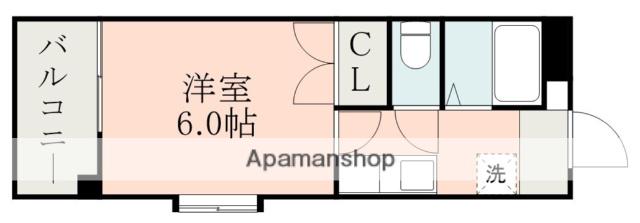 エクステンド谷山(1K/7階)の間取り写真