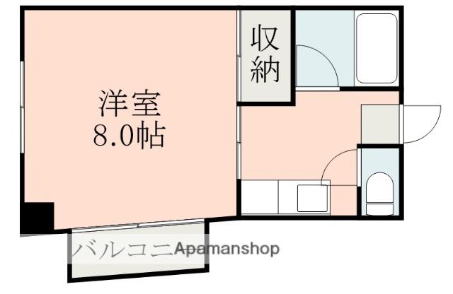 プティシャレ-(1K/2階)の間取り写真