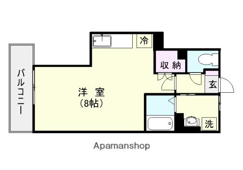 リィ・サンテ宇宿(1K/5階)の間取り写真