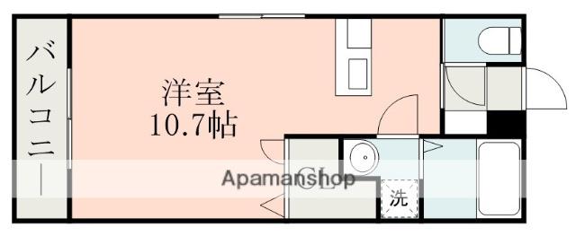 YSTERRACE(ワンルーム/3階)の間取り写真