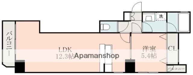 さくらヒルズ樋之口参番館(1LDK/4階)の間取り写真
