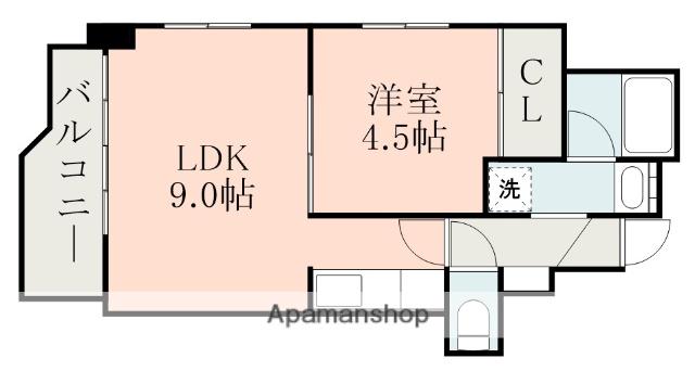 パースアベニューⅡ(1LDK/2階)の間取り写真