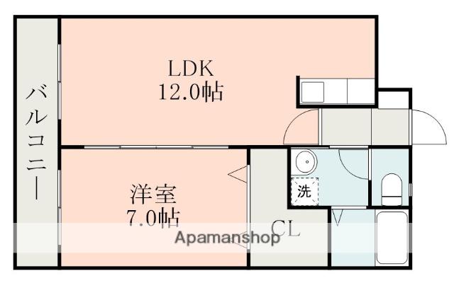 ポートタウン35(1LDK/5階)の間取り写真