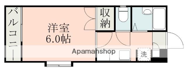 N・D・L春日(1K/3階)の間取り写真