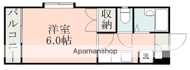 N・D・L春日(1K/3階)の間取り写真