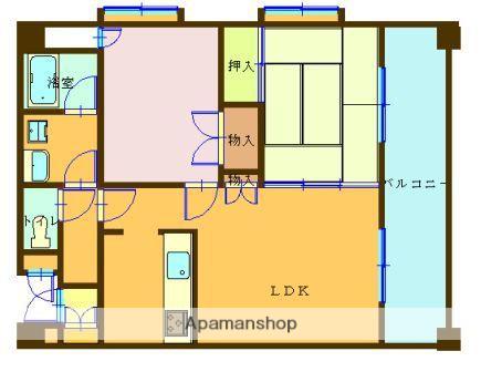 ルミエールハイツ南栄(2LDK/6階)の間取り写真