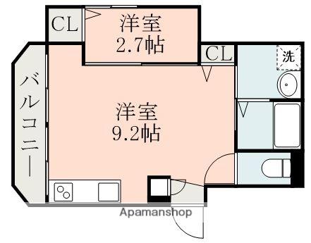 シャルマン・Ⅱ(1LDK/1階)の間取り写真