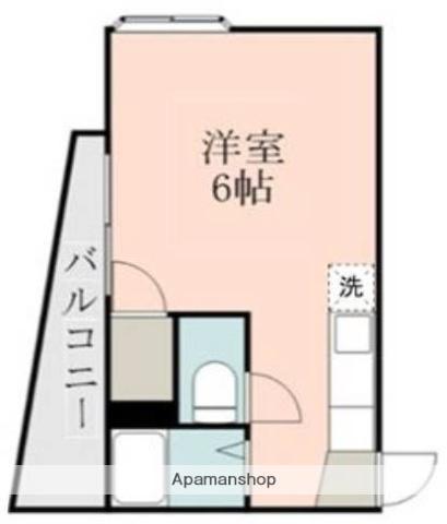 アビターレ下荒田Ⅰ(ワンルーム/3階)の間取り写真