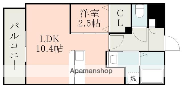YSBLD.22(1LDK/3階)の間取り写真