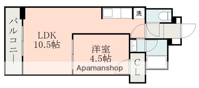 シャトル21(1LDK/2階)の間取り写真
