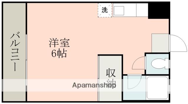 リード上本町(1K/5階)の間取り写真