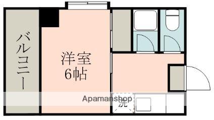 リード上本町(1K/3階)の間取り写真